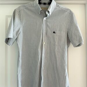 Burberry Brit striped shirtsleeve button up - SMALL